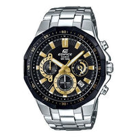 CASIO EDIFICE Series Vintagees Men s Silver Black Dial Mens Black Analog EFR-554D-1A9