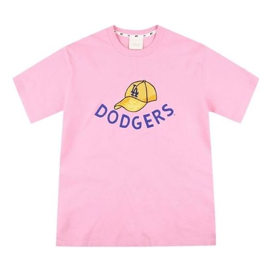 MLB new york metropolis NY Short Sleeve Unisex Pink 31TST8931-09P