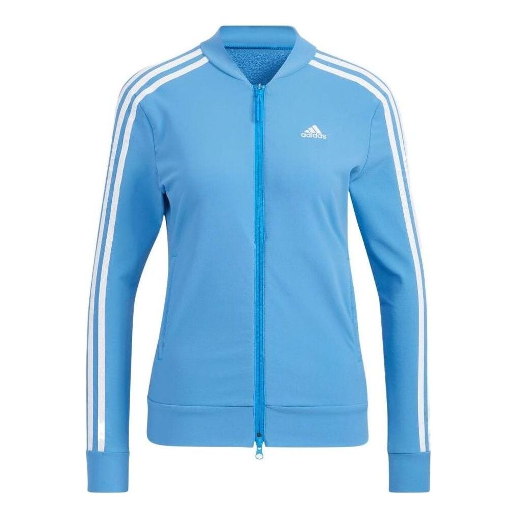 (WMNS) adidas 3-Stripes Jacket Asia Sizing 'Blue White' HA0209