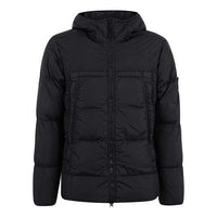 Men's STONE ISLAND Hooded Jacket Black 731540723-V0029