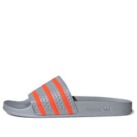 adidas Adilette Slide 'Halo Silver Solar Red' FX5843
