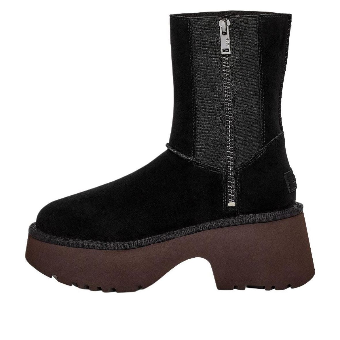 (WMNS) UGG Classic Twin Seam New Heights 'Black' 1158313-BLK