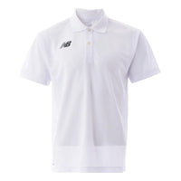 New Balance Logo Game Polo Shirt Asia Sizing 'White' JMTP1418-WT