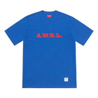 Supreme SS19 AWOL Football Top Royal Tee SUP-SS19-445