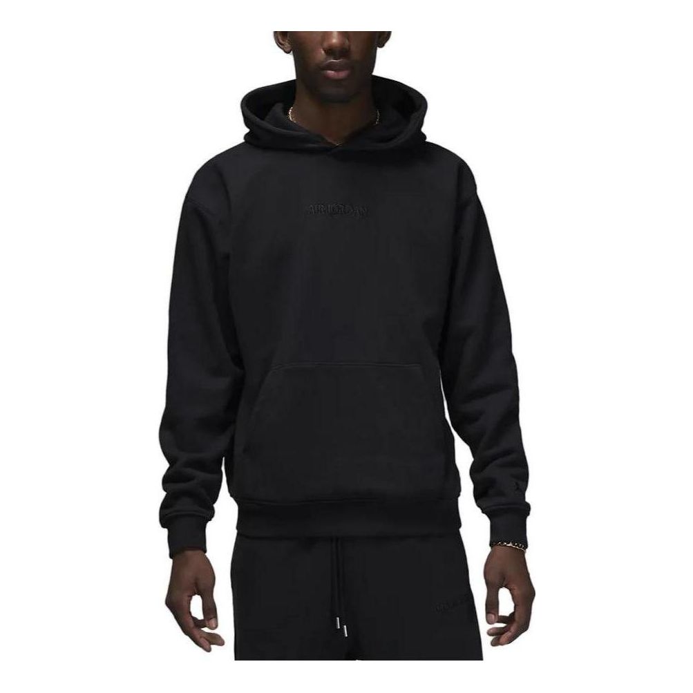 Air Jordan Wordmark Fleece Hoodie 'Black' FJ1966-010