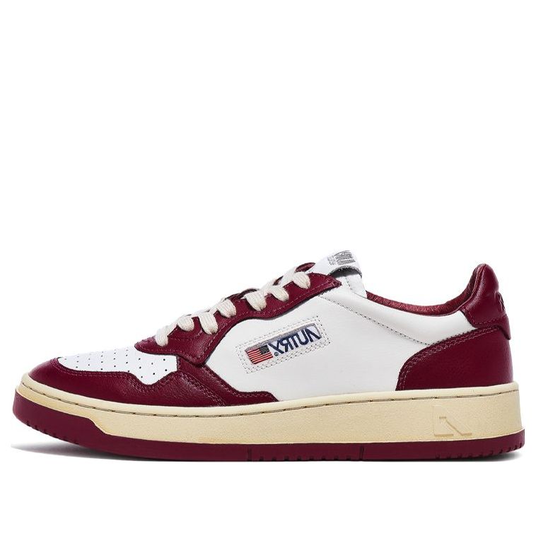 (WMNS) AUTRY Medalist Low Top Bicolor 'White Burgundy' AULW-WB13
