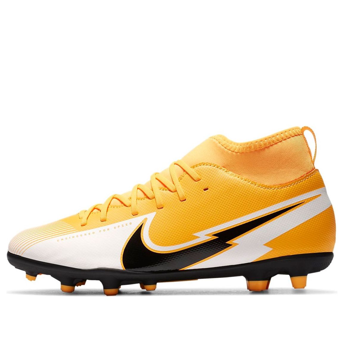 (GS) Nike Jr. Mercurial Superfly 7 Club MG 'Black Yellow' AT8150-801