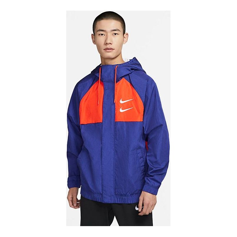 Nike Swoosh Jacket Cj4889-455 'Red/Blue/White' DD1089-455