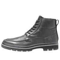 Timberland Port Union Moc Toe Waterproof Leather Boot 'Black' A28ZD015