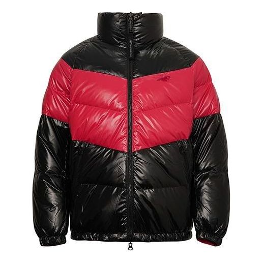 New Balance Reversible Puffer Coat Asia Sizing 'Black Red' NP943013-RD