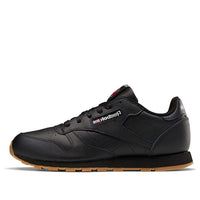 (GS) Reebok Classic Leather J 'Black Gum' V69623