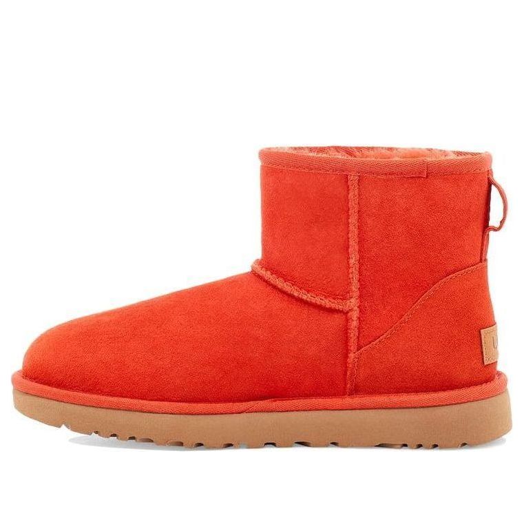 (WMNS) UGG Classic Mini II Boot Snow Boots Orange 1016222-LFL