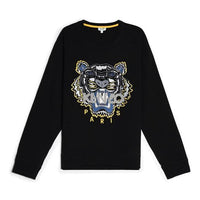 Men's KENZO Black Tiger Head Pattern Sports F765SW0014XC-99