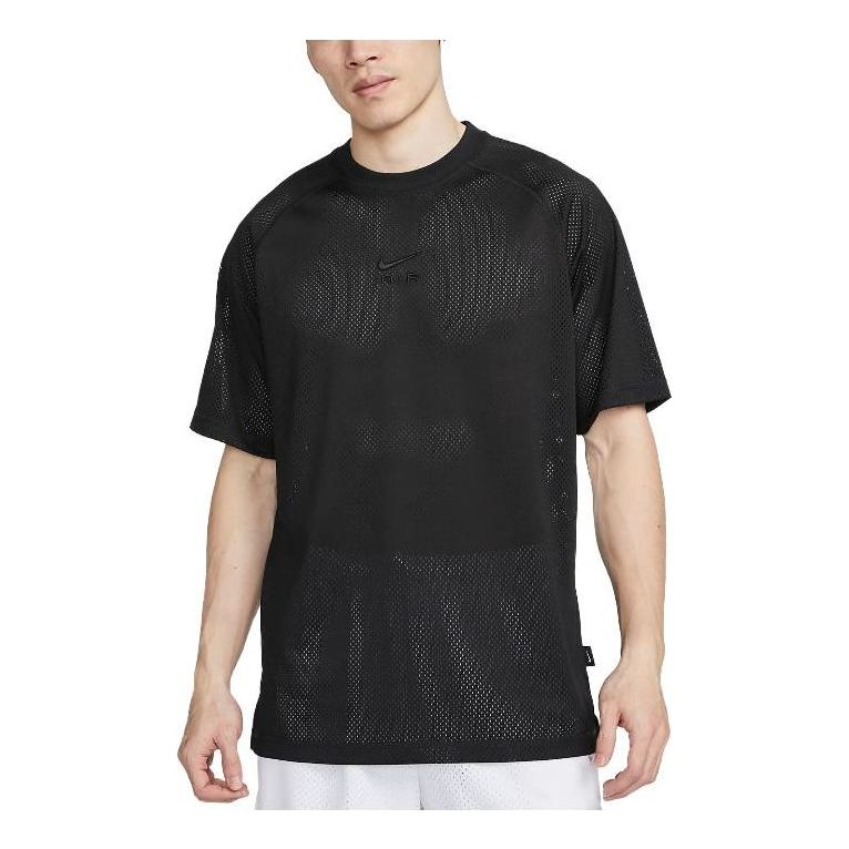 Nike Air Oversized Short-sleeve Top 'Black' DX0157-010