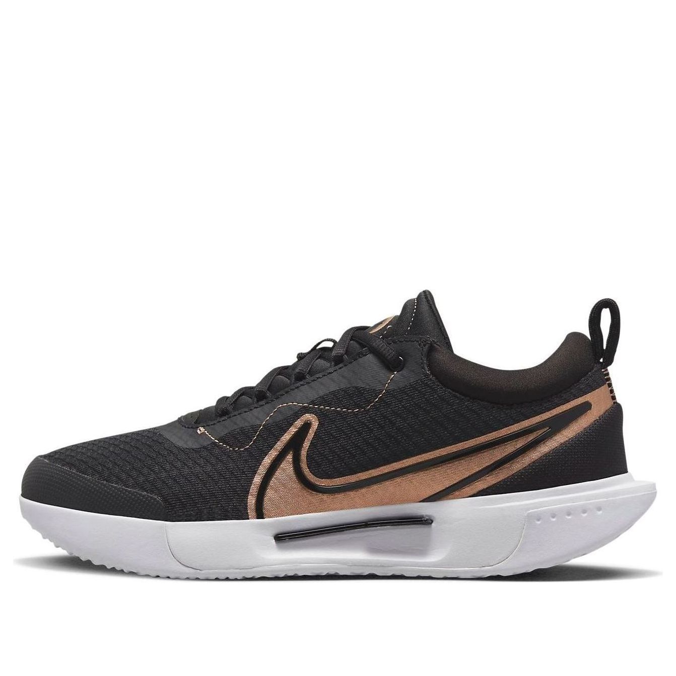(WMNS) Nike Court Air Zoom Pro 'Black Metallic Red Bronze' DV3285-001