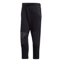 Men's adidas Splicing Sports Stylish Black Long Pants/Trousers FL5710
