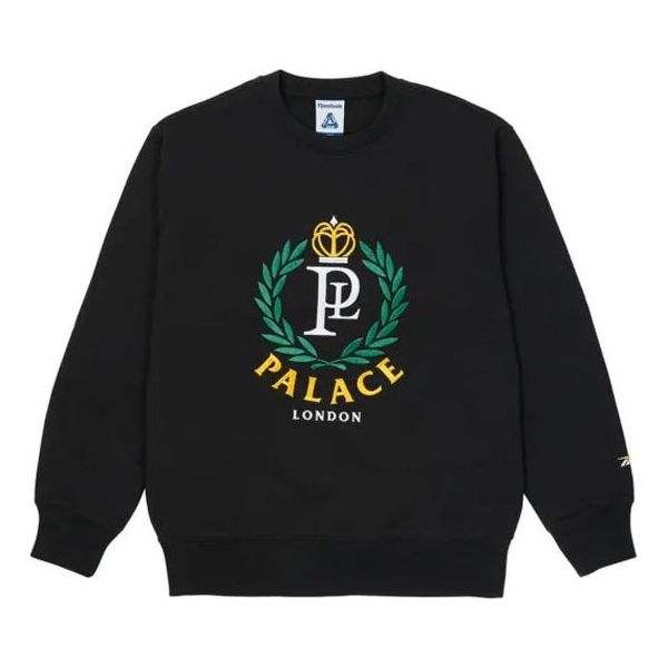 PALACE x Reebok Crossover PL Large Logo Round Neck Unisex Black P20RBKCW002