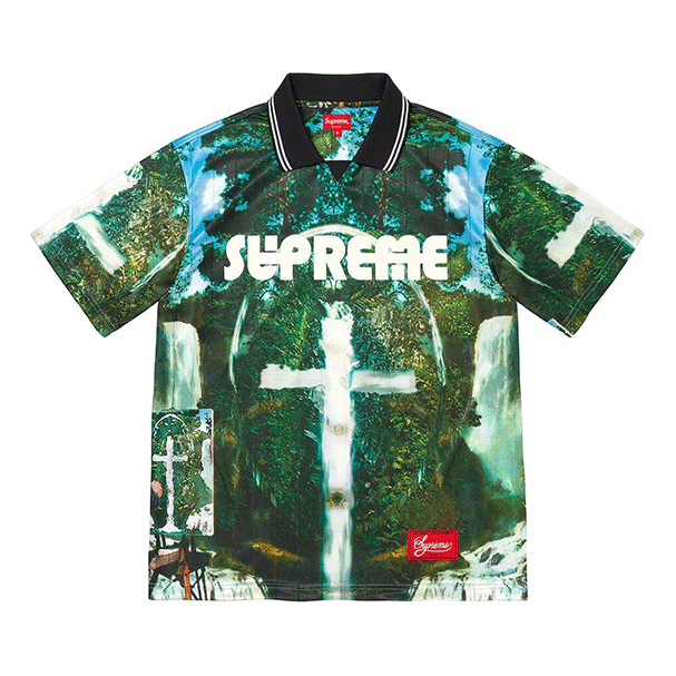 Supreme x Tadanori Yokoo Soccer Jersey 'Green White' SUP-FW21-245