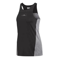 (WMNS) adidas Run Tank Top Asia Sizing 'Black Grey' EA2190