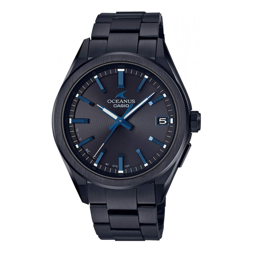 CASIO Male OCEANUS Japan / South Korea Fashion Quartz Solar Powered Mens Black Analog OCW-T200SB-1AJF