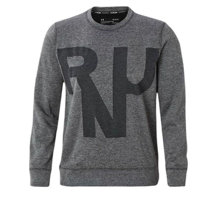 (WMNS) Under Armour Performance Print Long Sleeve Sweatshirt 'Grey Black' 1342888-003
