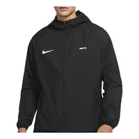 Men's Nike F.C. AWF Soccer/Football Casual Hooded Jacket Black DH9643-010