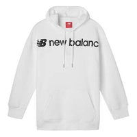 (WMNS) New Balance Classic Core Hoodie Asia Sizing 'White Black' AWT93595-WT