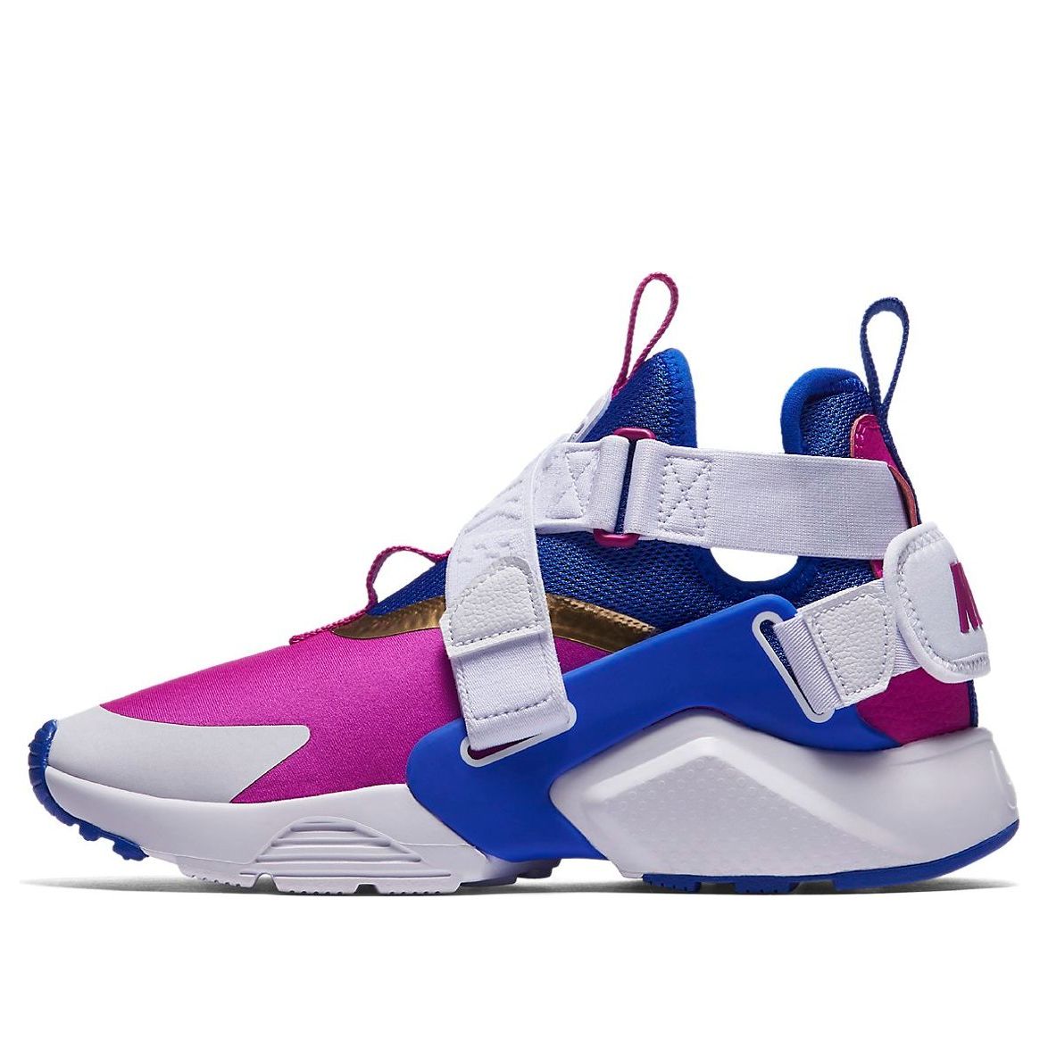 (GS) Nike Huarache City Mid-Top White/Blue/Pink AJ6662-401