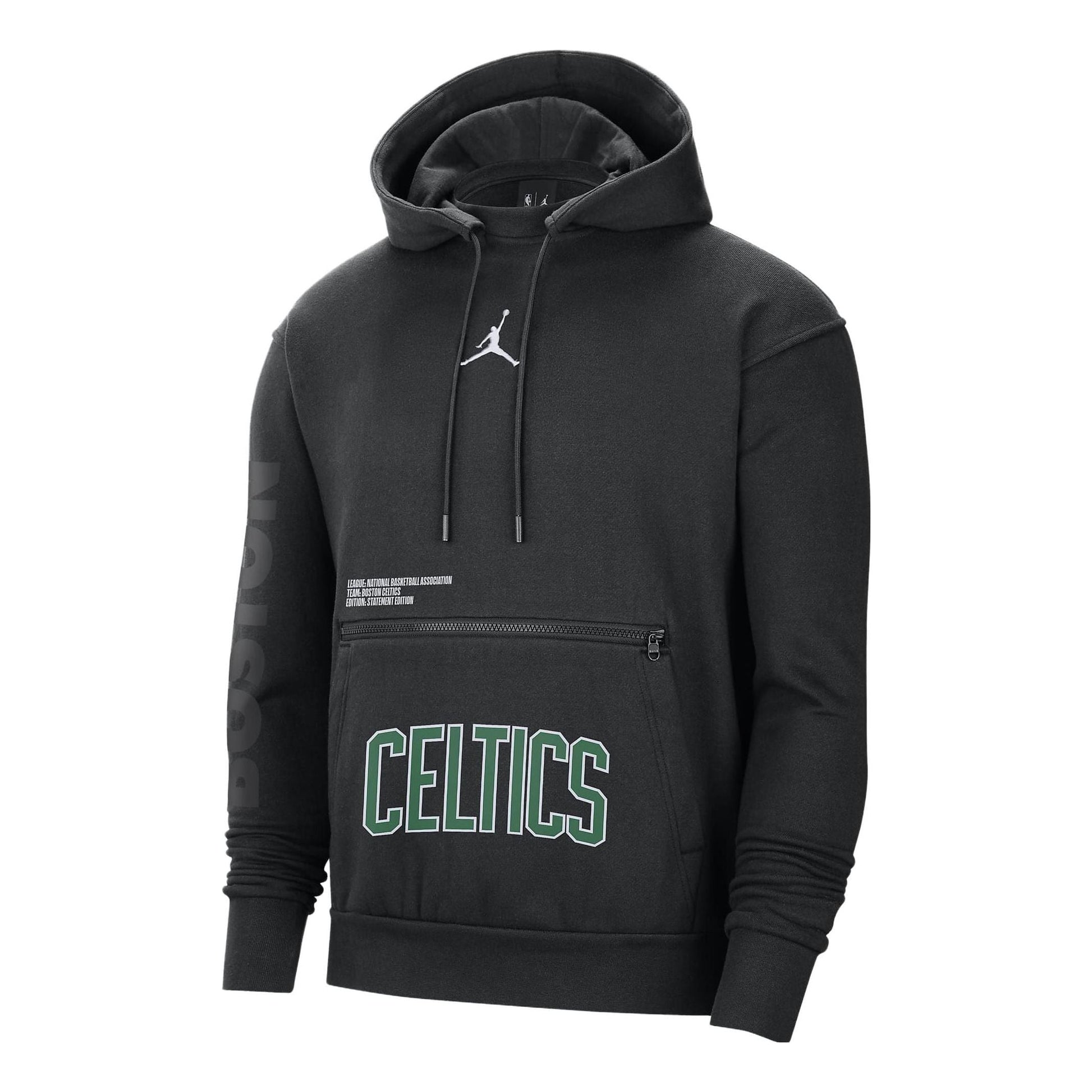 Air Jordan Boston Celtics Courtside Statement Edition Hoodie 'Black' DR6998-010