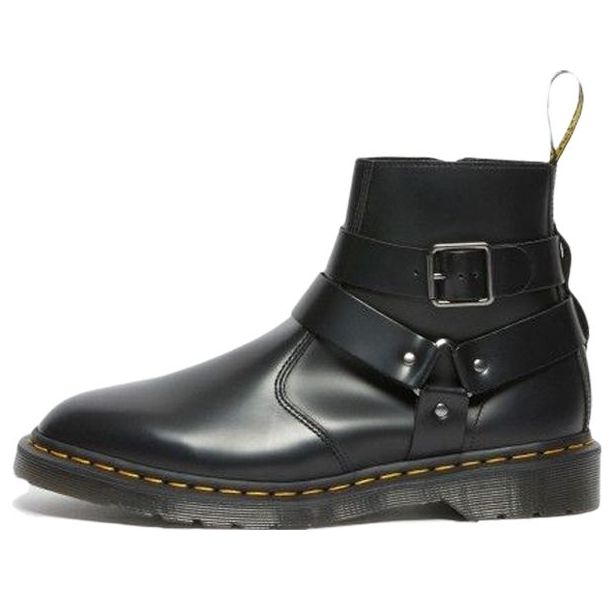 Dr. Martens Jaimes Leather Harness Chelsea Boots 'Black' 27484001