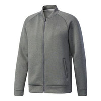 adidas Hybd Bom Jkt Outdoor Solid Color raglan sleeve Sports Jacket Gray BI4244