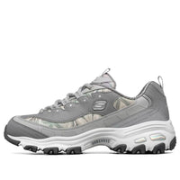 (WMNS) Skechers D lites 1.0 Running Shoes Grey/White 149240-GRY