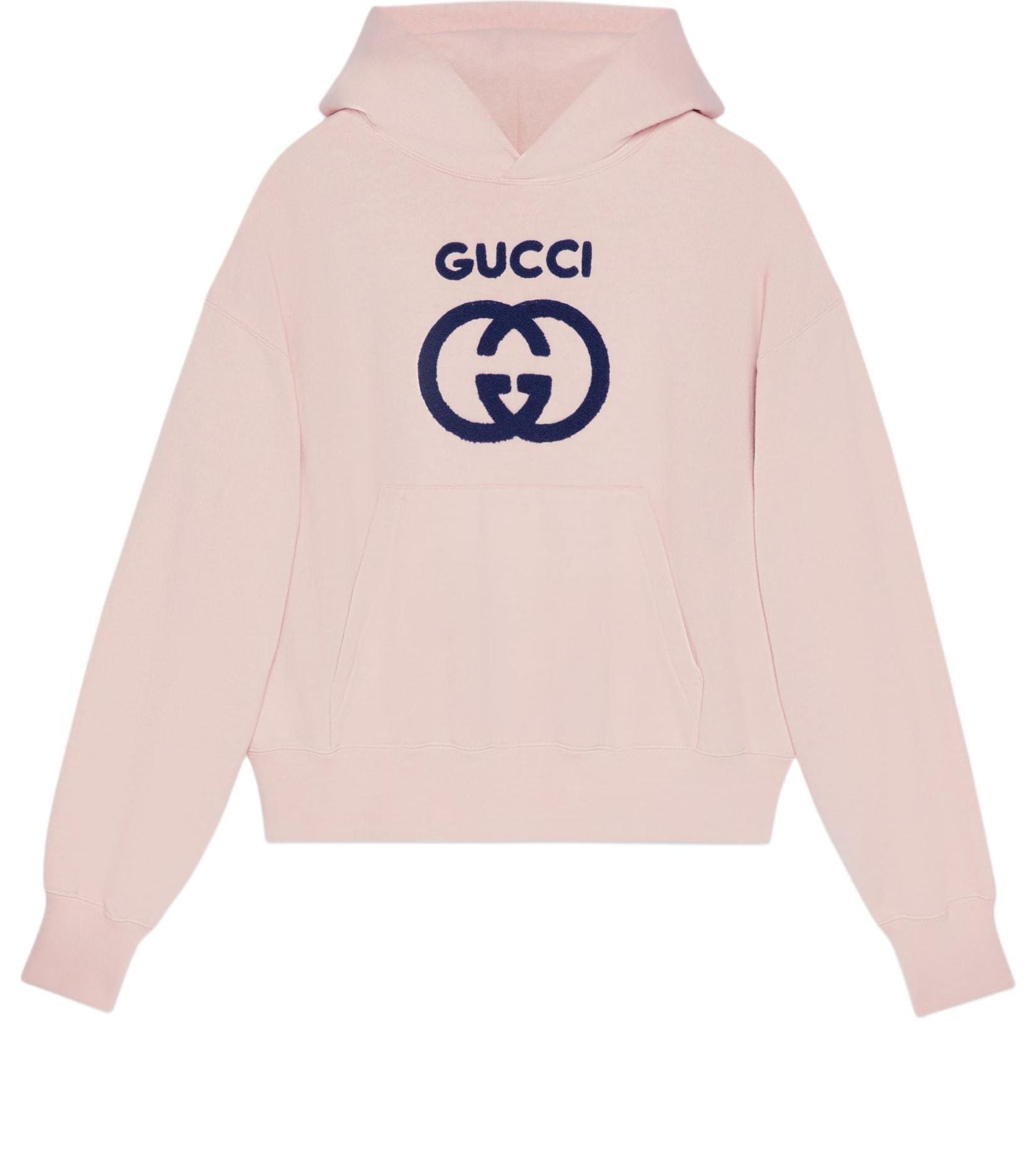 (WMNS) Gucci Cotton Jersey Sweatshirt With Embroidery 'Light Pink' 768122-XJF8S-5874