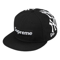 Supreme x New York Yankees Box Logo New Era 'Black White' SUP-FW21-458