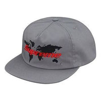 Supreme World 5-Panel 'Grey Black Red' SUP-SS19-213