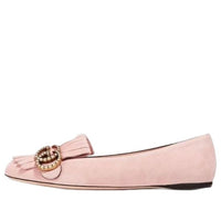 (WMNS) Gucci GG Marmont Crystal Embellished Flats 'Pink' 454299-C2000-5909