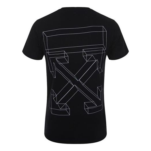 Off-White MENS Street Style Cotton Short Sleeves Black OMAA027R191850751001