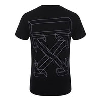 Off-White MENS Street Style Cotton Short Sleeves Black OMAA027R191850751001