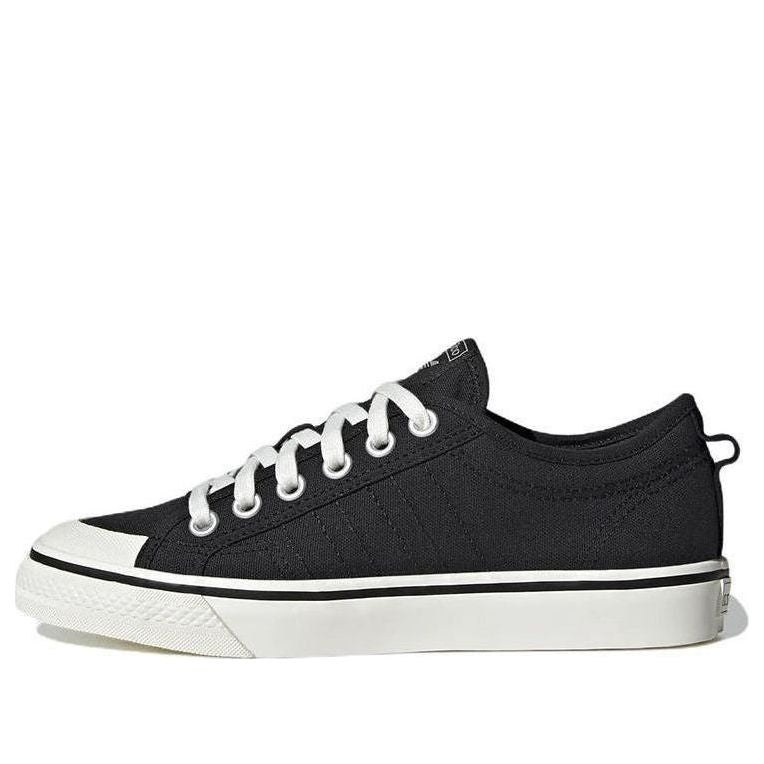 (WMNS) adidas Nizza Low 'Black White' GX2433