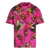 LOUIS VUITTON LV Cotton Micro-Loose Version Floral Print Embroidered For Men Red 1A7QI