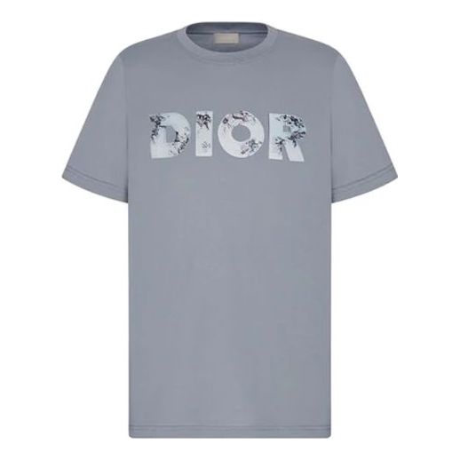 DIOR SS20 Daniel Arsham 3D-Printed Cotton For Men Grey 023J600E0589_C888