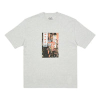 Palace Downtown T-Shirt 'Grey Marl' P24TS107