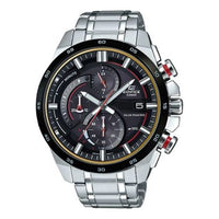 CASIO EDIFICE Series Leisure Fashion Stainless Steel Men's Mens Black Analog EQS-600DB-1A4