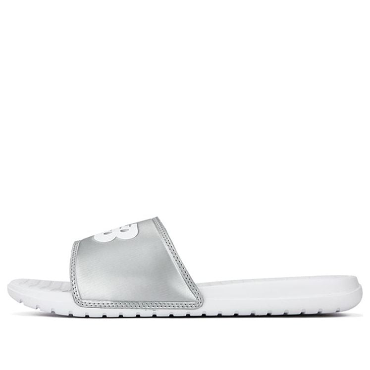 New Balance 130 Slippers Silver White SD130SV
