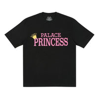 PALACE Princess Alphabet Pattern Short Sleeve Unisex Black P20TS162