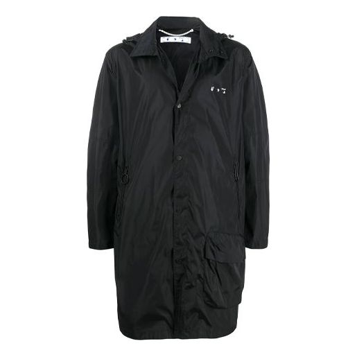 Men's Off-White Long Black OMEA221E20FAB0011001