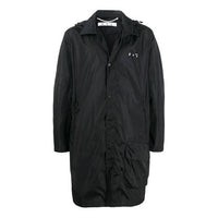 Men's Off-White Long Black OMEA221E20FAB0011001
