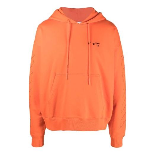 Off-White Unisex FW21 Logo-detail Diag-stripe Orange OMBB085F21FLE0022010