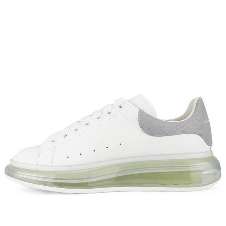 Alexander McQueen Oversized Sneaker 'Transparent Sole - White Gunmetal' 662659WIA4T9058