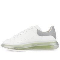 Alexander McQueen Oversized Sneaker 'Transparent Sole - White Gunmetal' 662659WIA4T9058